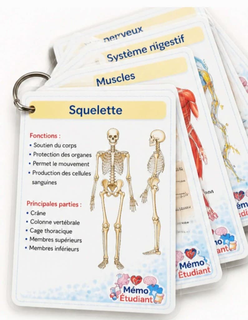 Couverture de la ressource « Fiches Anatomie »