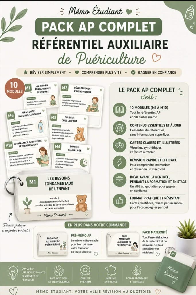 Couverture de la ressource « Pack AP Complet Référentiel Auxiliaire de Puériculture »